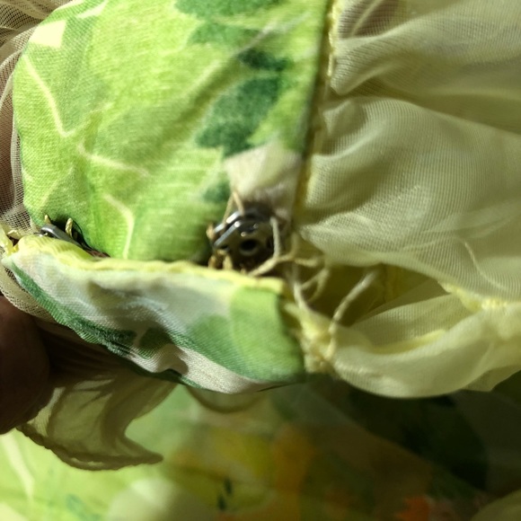 1960s floral maxi dress - Picture 8 of 8